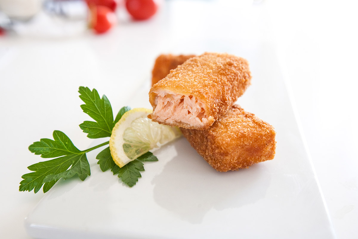 Salmon Fish Fingers Seafood By Sykes