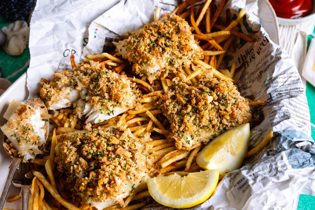 Posh fish and chips Seafood By Sykes