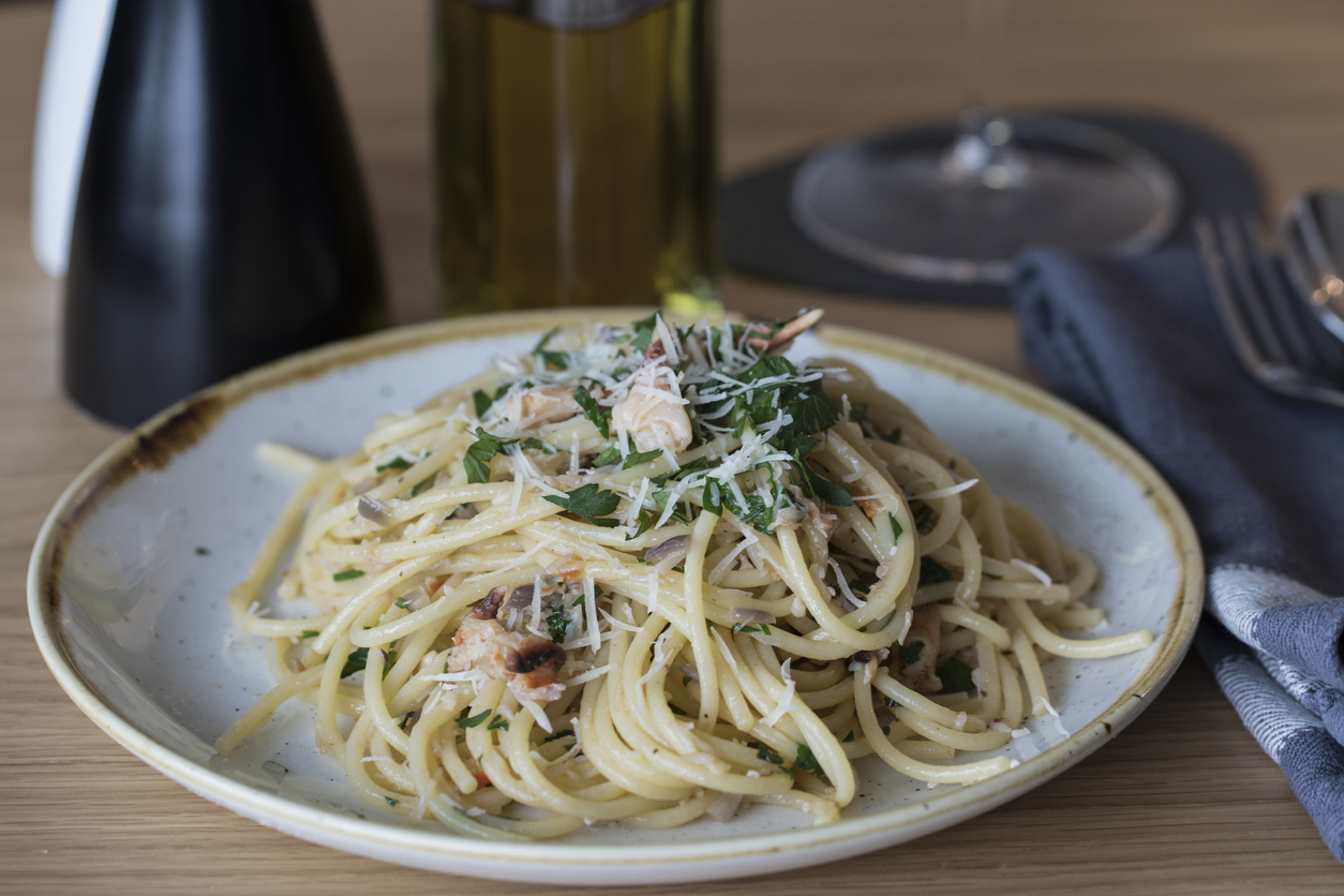 Blue Swimming Crab Linguine | Seafood By Sykes