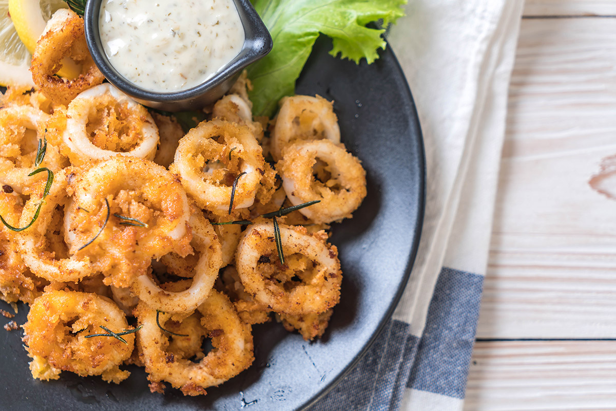 Lightly Dusted Squid Rings | Seafood By Sykes