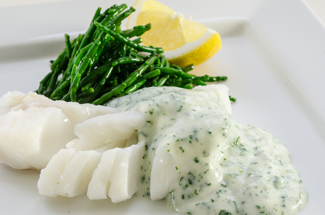 Classic Cod with Luxurious Creamy Parsley Sauce Seafood By Sykes