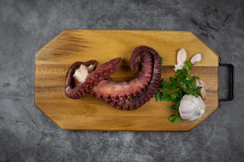 octopus on a board