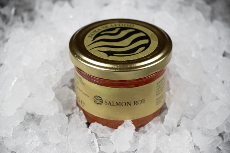 Salmon Roe in ice