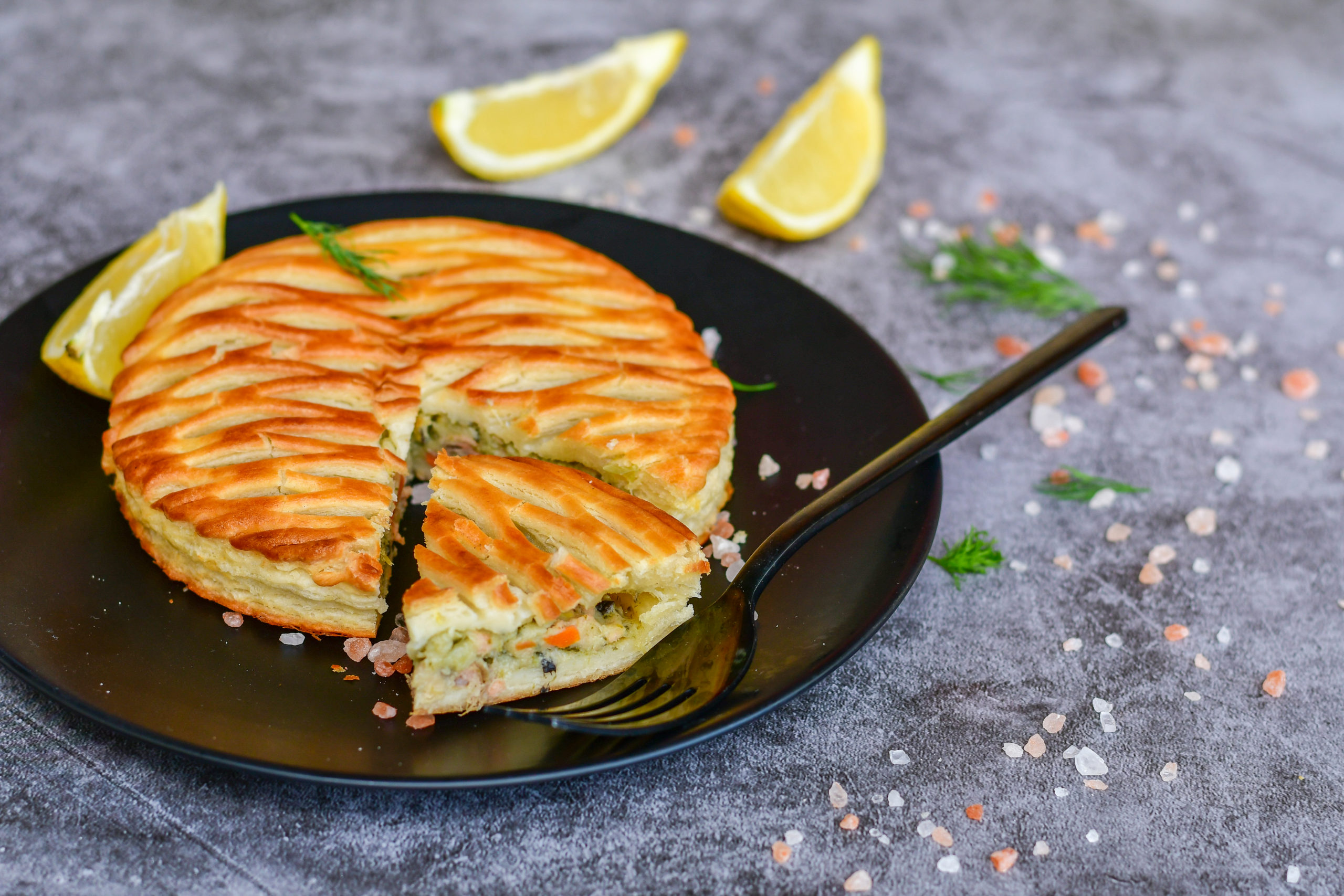 Puff Pastry Salmon and Asparagus Pie Seafood By Sykes