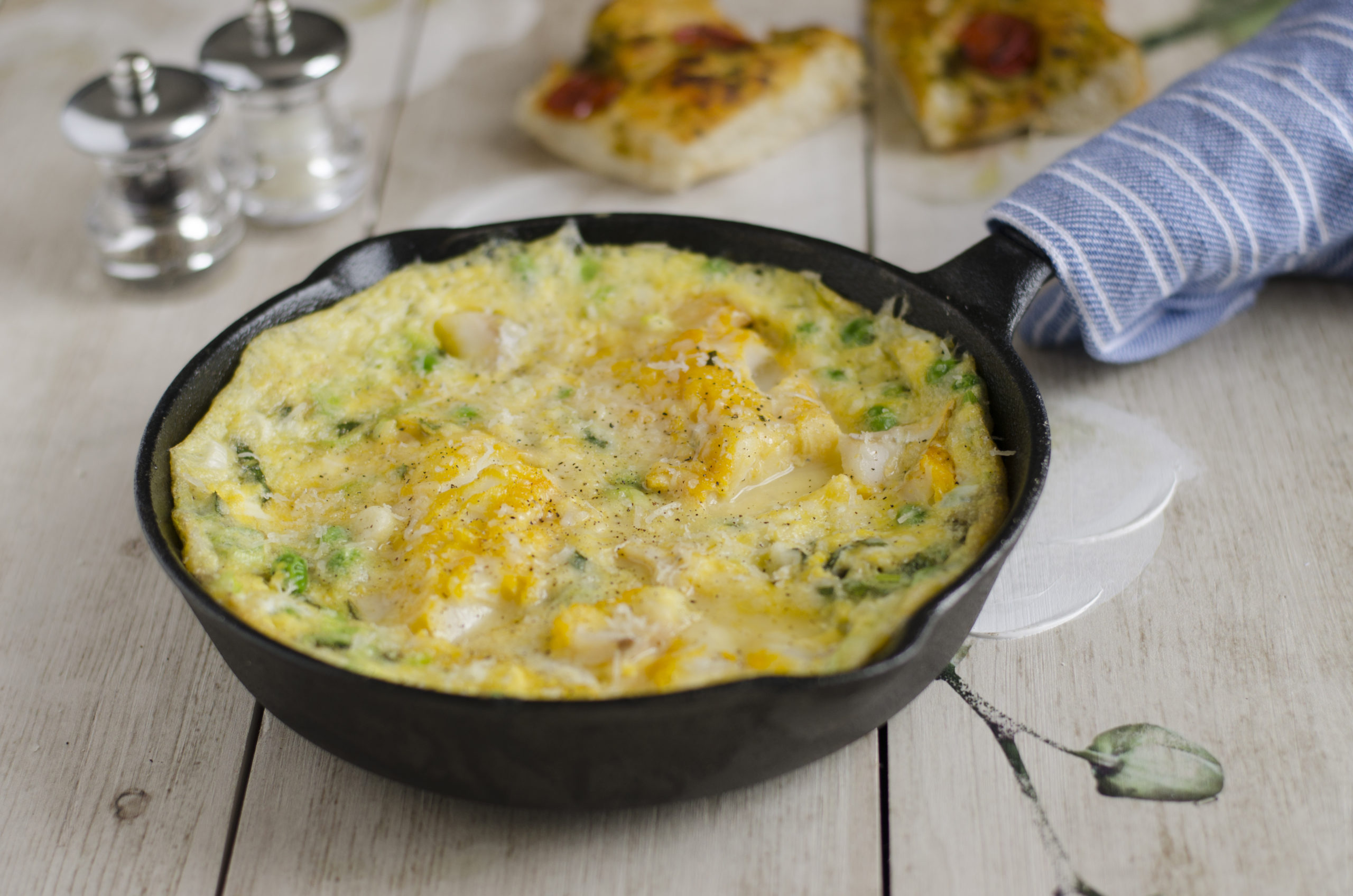 Smoked Haddock, Pea and Parmesan Frittata Seafood By Sykes